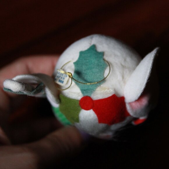 Antique Jestia Handmade Mouse Christmas Ornament - Picture 4 of 9